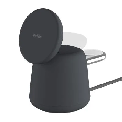 Belkin BoostCharge Pro MagSafe 15W 2合1 無線快速充電底座 WIZ020