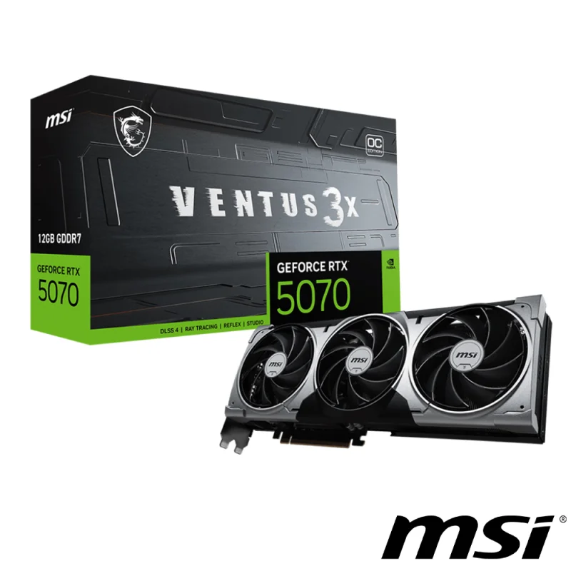 MSI GeForce RTX 5070 12G VENTUS 3X OC