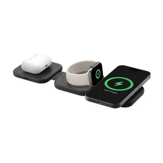 Belkin BoostCharge Pro Qi2 3合1 磁吸旅行充電板 WIZ024