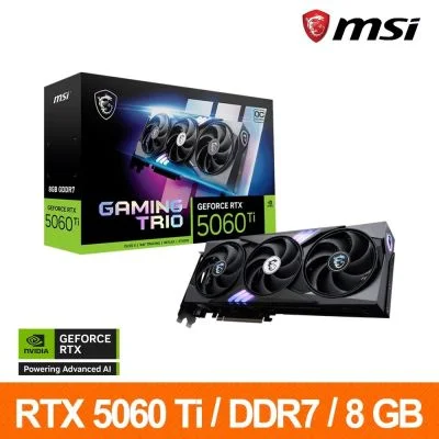 MSI GeForce RTX 5060 Ti 8G GAMING TRIO OC