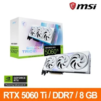 MSI GeForce RTX 5060 Ti 8G GAMING TRIO OC WHITE