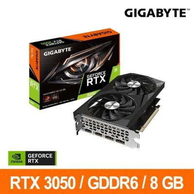 GIGABYTE GeForce RTX 3050 WINDFORCE OC V2 8G